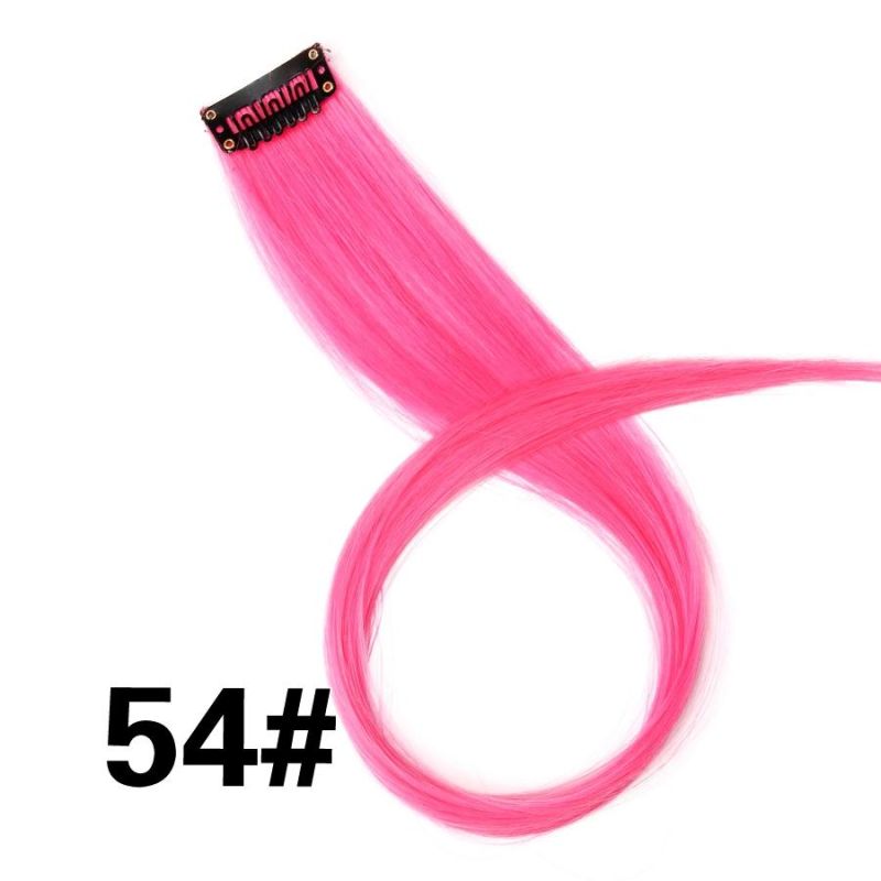 Synthetic Clip on Hair Extension 57color