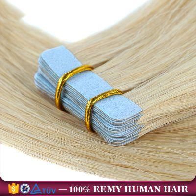 Natural Indian Virgin Hair with 613 Blonde Tape in Hair Extensions