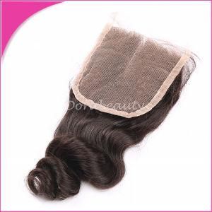 Unprocessed Indian Loose Wave Virgin Hair Lace Closure
