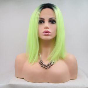 Wholesale Synthetic Hair Straight Lace Front Wig (RLS-107)