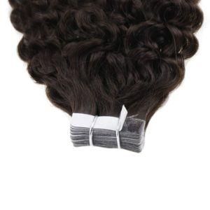 100% Real Human Hair Deep Wavy Tape Hair Extensions