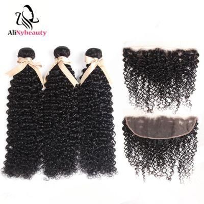 Wholesale Unprocessed Virgin Brazilian Hair 3 Bundles with Lace Frontal