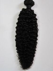 Afro Curl Indian Remy Human Hair Weaving