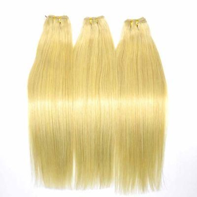 Blonde Brazilian Remy Human Hair Weft (16 inch-Straight)