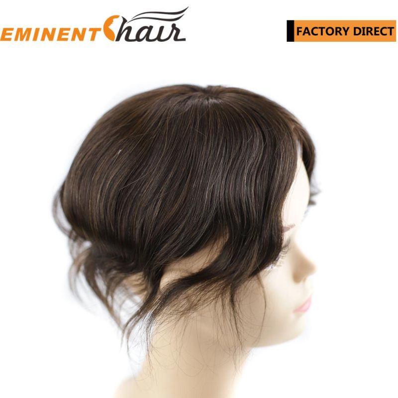 Human Hair Lace Toupee for Women Natural Hairline Hair System