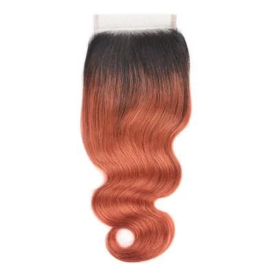 Ombre 1b/350 Body Wave 4X4 Free Part Lace Closure