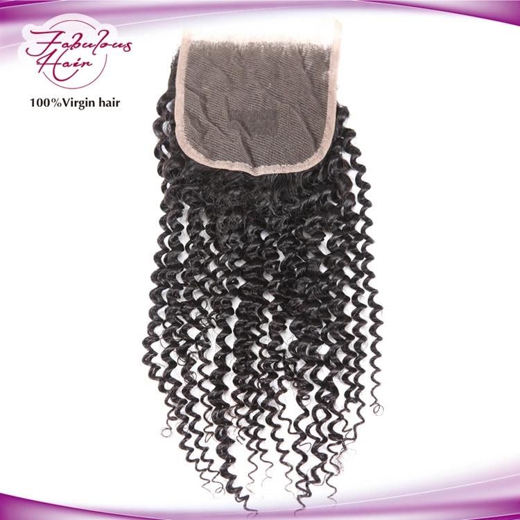 Premium Brazilian Virgin Afro Kinky Curly HD Lace Closure Hair