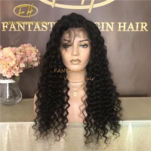 Top Quality Brazilian/Indian Virgin/Remy Human Hair Full/Frontal Lace Wig with Natural Color