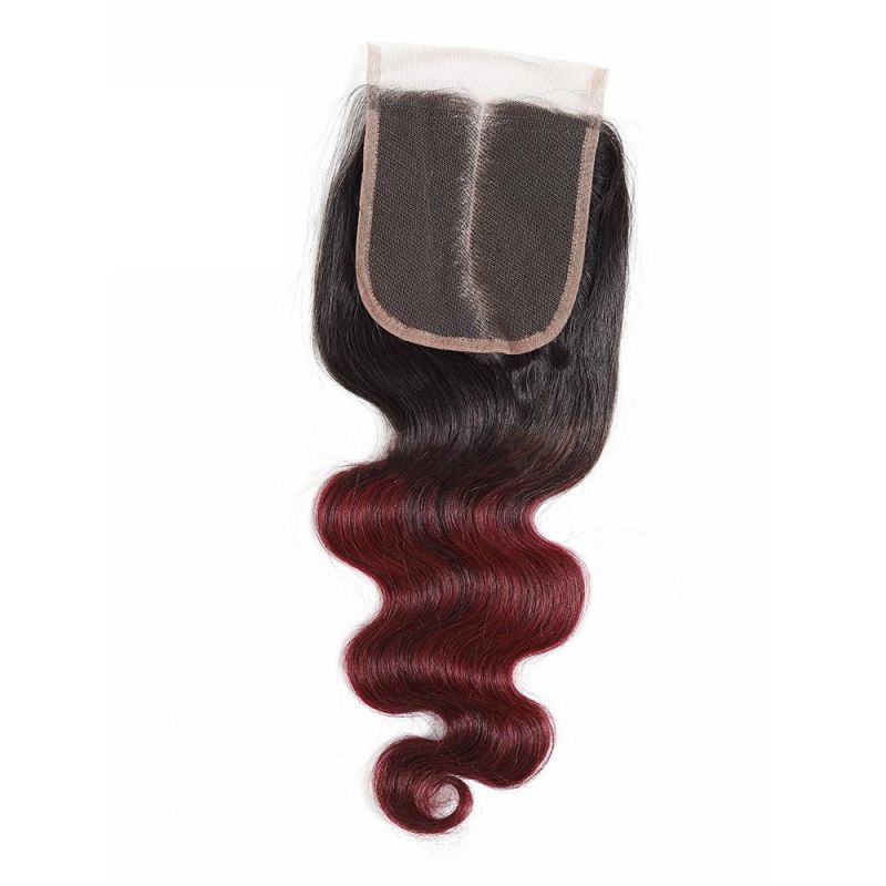 Wendyhair Body Wave Brazilian Remy Human Hair Top Closure