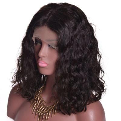 Shine Silk 13X4 Brazilian Curly Bob Wig Pre Plucked Short Lace Front Human Hair Wigs for Black Women 150% Density Remy Hair
