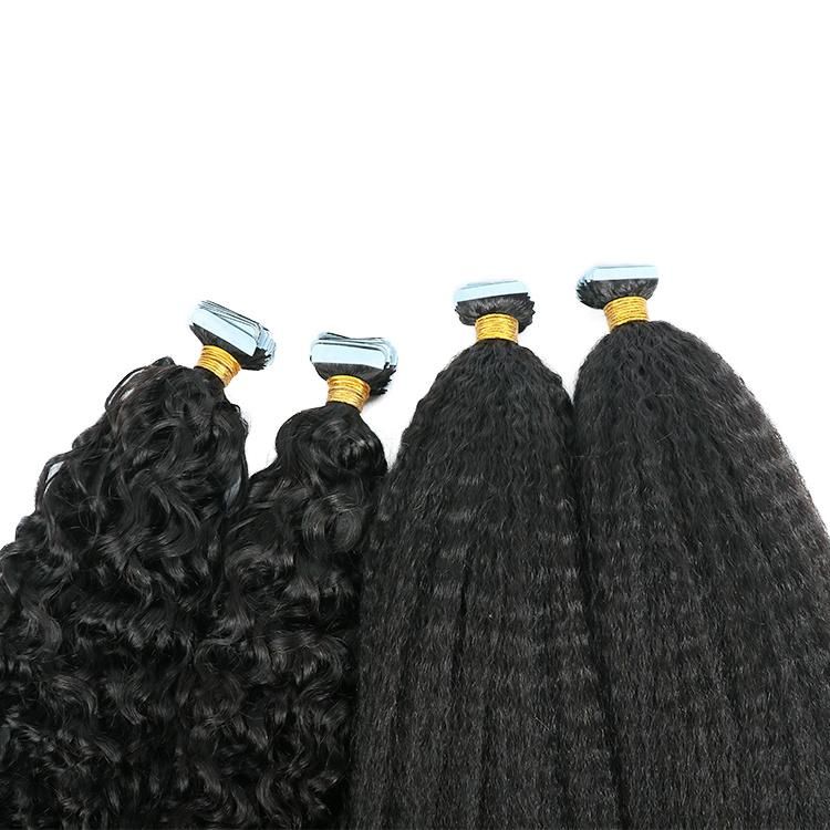 12A 100% Virgin Raw Remy Human Hair Tape in Hair Extension