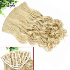 Fashion High Quality Synthetic Long Clip in Extension for Lady