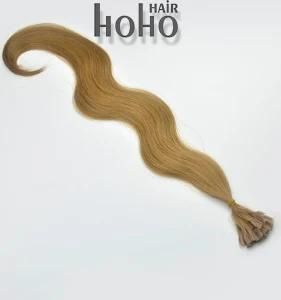 Wholesale Brown Color Body Wave 24 Inch Keratin Tip Human Hair Extension