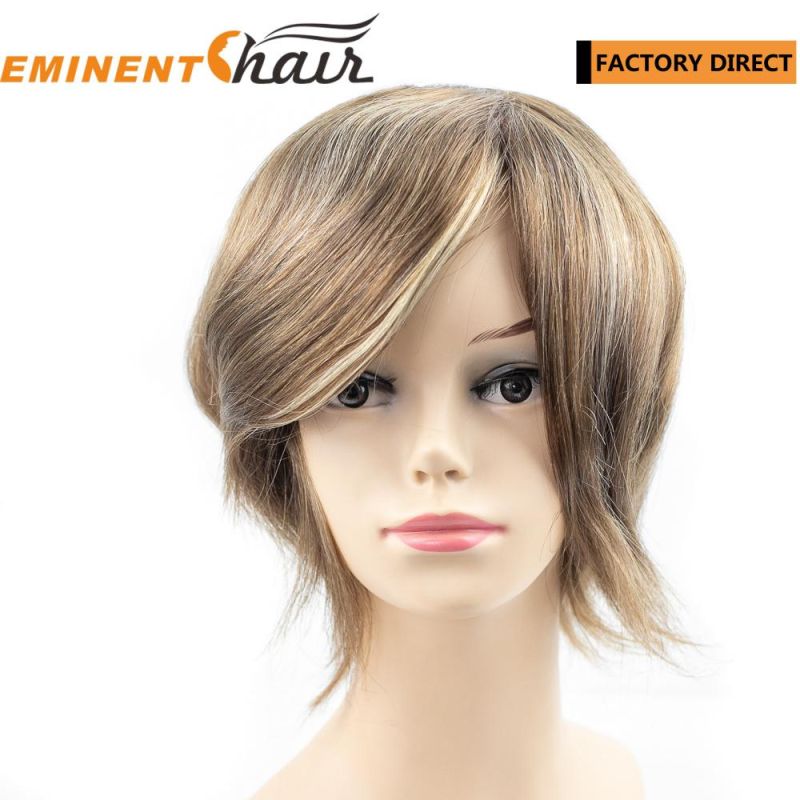 Lace Toupee for Women Natural Straight Wig Short Hair Piece