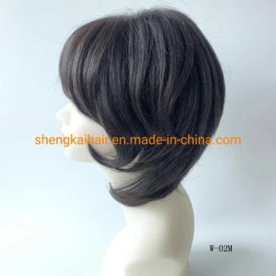 Wholesale Human Hair Synthetic Hair Mix Futura Monofilament Synthetic Wigs