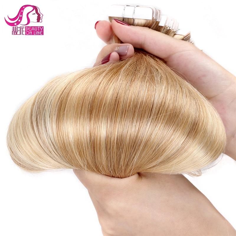2021 Top Quality Double Drawn 100% Russian Remy Tape Hair Extensions