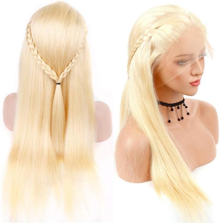 Hair Wig Top Quality 613 Blond Lace Frontal Wig Preplucked Glueless Long Human Hair Lace Frontal Wigs in Stock for Women