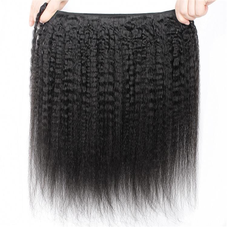 Wholesale Remy Hair Extension Kinky Straight Human Hair Bundles