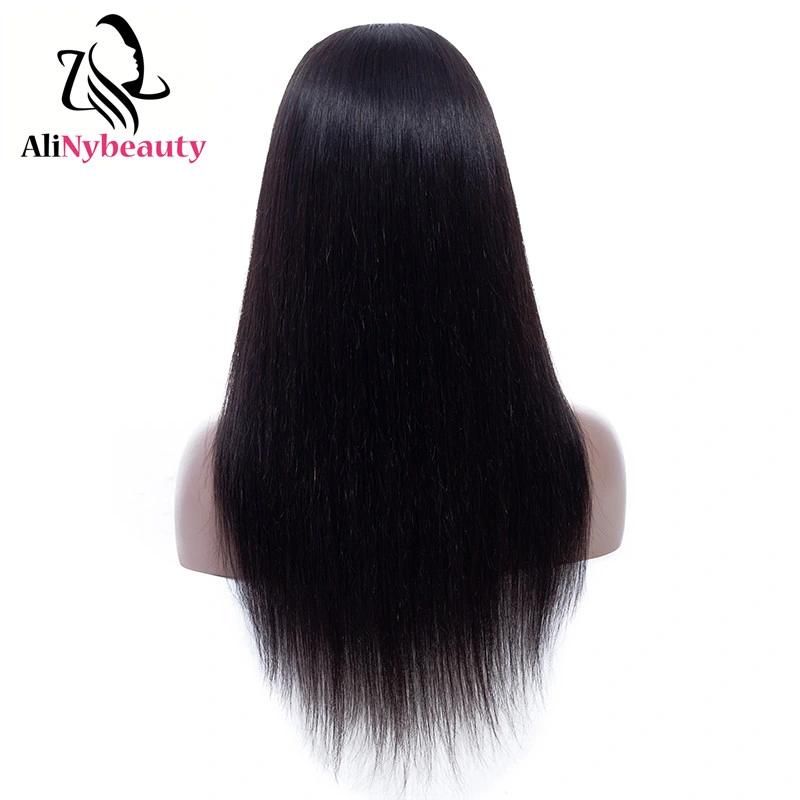 Brazilian Virgin Human Hair Natural Straight Full Lace Wig