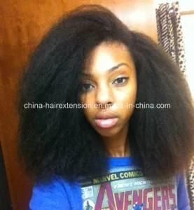 China Kinky Curl Hair Wig Human Hair Product Lace Wig