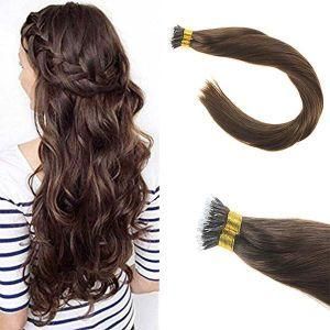 Wholesale Cheap High Quality Grade 10A 4# Silky Straight Indian Remy Nano Ring Human Hair Extension