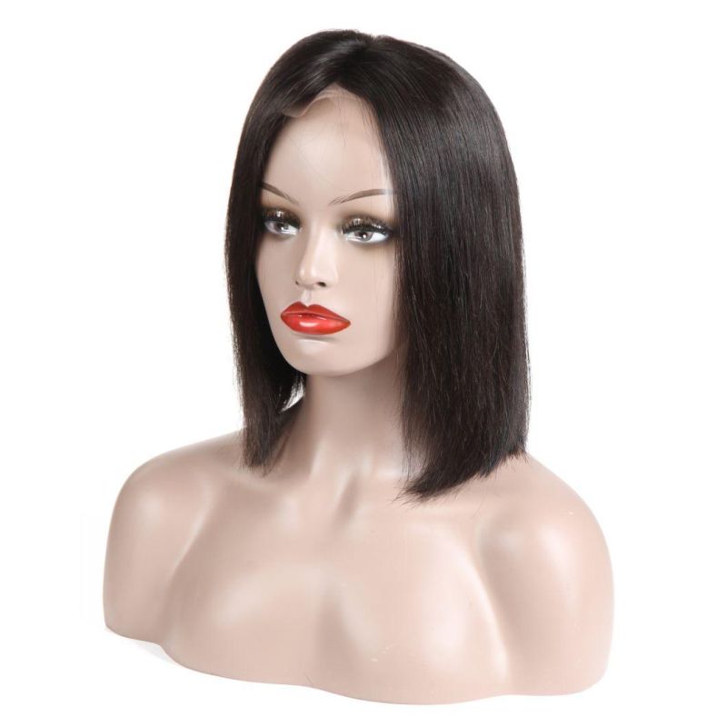 Kbeth Lace Frontal Wig for Black Women 2021 Fashion Straight Bouncy Long Lasting 1 Year Warrenty 10′′ 12′′ 14′′ 16′′ Brazilian Human Hair Bob Cut Ladies Wigs