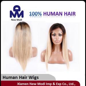 Brazilian Human Hair T Color Lady Wig