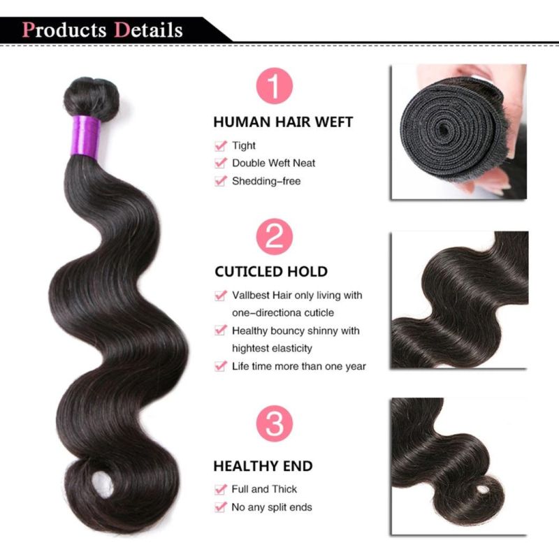 Peruvian Body Wave Bundles 100% Remy Human Hair Extensions Natural Back Color Bundle Hair Weave Hair Weft