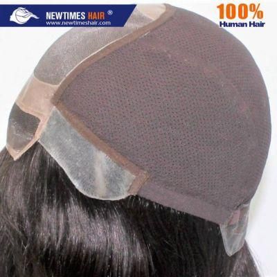 Custom Women&prime;s Elastic Net, Mono Top and PU High Quality Wig