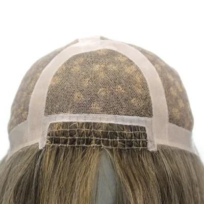 Lw3429 Full Lace with PU Coating and Integration at Front Female Hairpiece