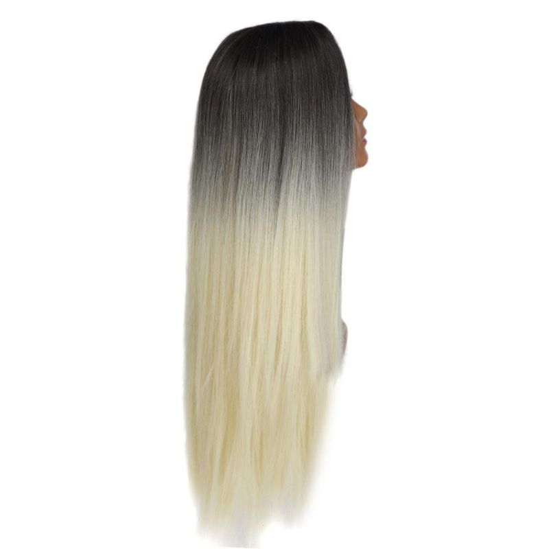 Hot Selling Blonde Color Wholesale Prices Water Wave Synthetic Wig