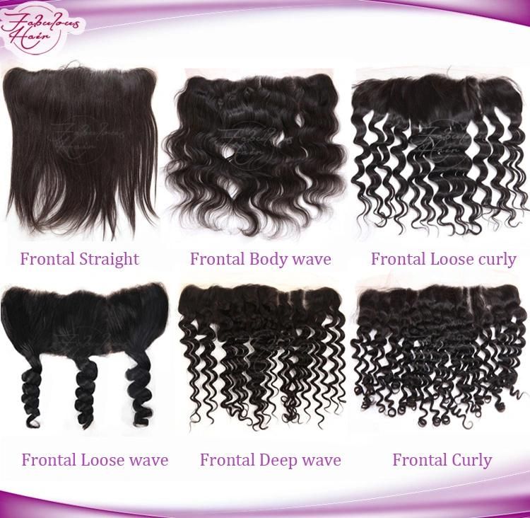 Real Remy Virgin Human Hair Wet N Wavy Lace Frontal
