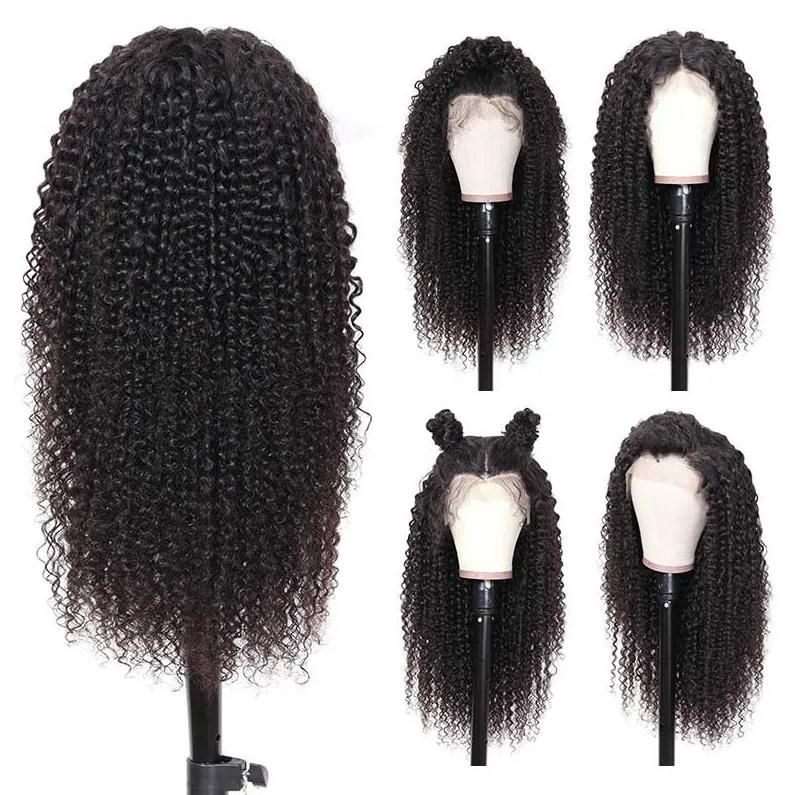 New Arrival Brazilian Jerry Curly Human Hair Lace Wig