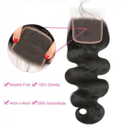 Alinybeauty Indian Body Wave Hair&#160; 4X4 Lace Closure&#160;