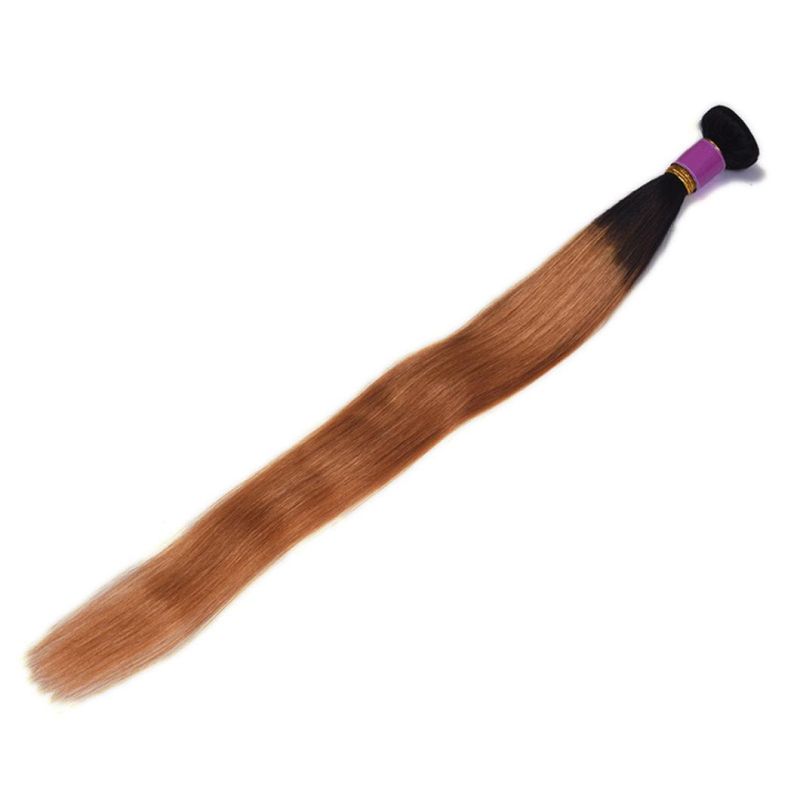Ombre Weave Bundles Hair 10-30 Inch Straight Bundles Brazilian Hair 100% Human Hair Bundles Virgin Hair Extension