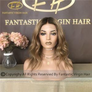 Awesome Chinese Virgin/Remy Human Hair Full/Frontal Lace Wig with No Shedding