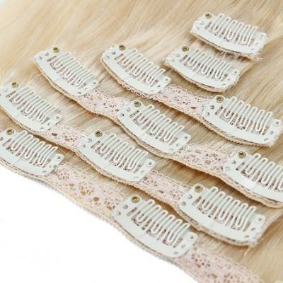 Extensions Natural Color 6A--10A Human Hair Clip in Extensions