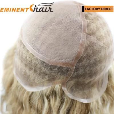 Natural Effect Women High Light European Hair Lace Wig