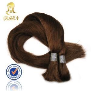 Wholesale Indian Hair Long Bulk Brown Color 100% Human Hair Extensions