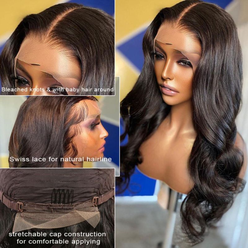 13X4 Body Wave Lace Front Wig Transparent HD Lace Frontal Wig Full Brazilian Hair Wigs for Women Human Hair Wig Natural Hair