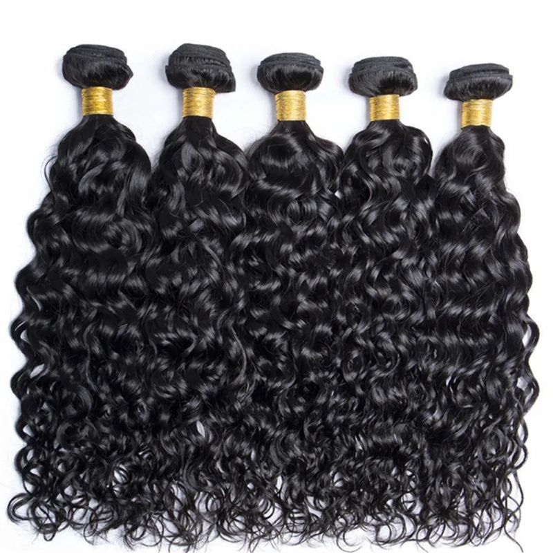 Angelbella Unprocessed Virgin Hair Weave Body Wave 1b# Accept Customized Weave Peruvian Human Hair