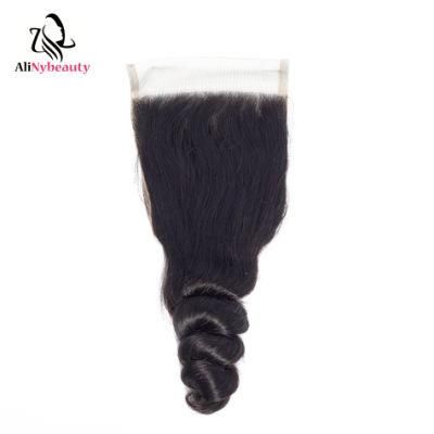 100% Human Hair Indian Virgin Hair Closure