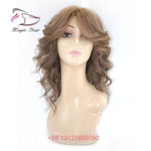 Color 12# Wavy Brazilian Indian Peruvian Malaysian Virgin Hair Lace Front Wigs