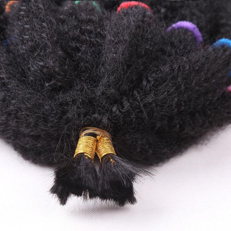 Afro Kinky Bulk Synthetic Hair 14" Crochet Braid Hair for Women Hair Extensions