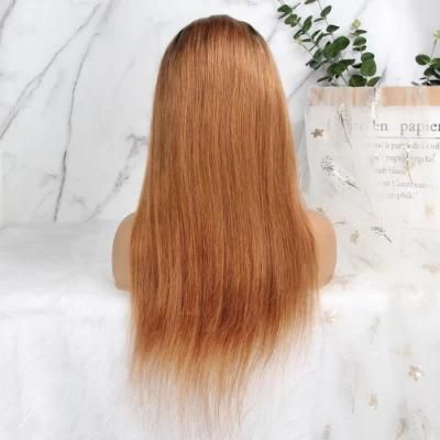 150 Density Lace Front Human Hair Wigs Brazilian Hair 13*6 Lace 1b/27 Pre-Plucked Ombre Human Hair Wigs with Baby Hair