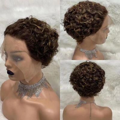 Peruvian Bob Pre Plucked 150 Density Malaysian Deep Wave Short Lace Front Human Hair Wigs