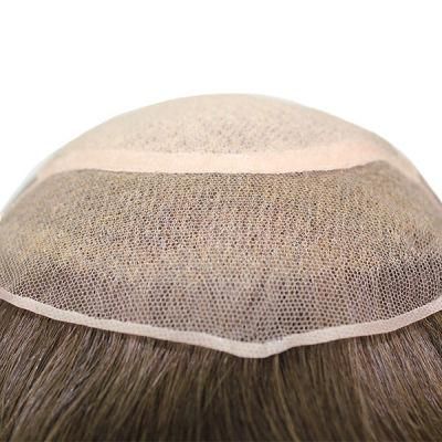 Lw3035 Silk Top Base Lace Front Human Hair Replacement System