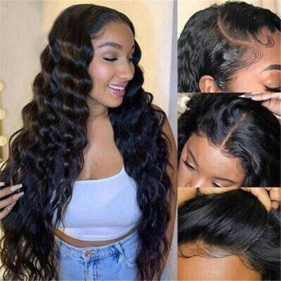 Kbeth Raw Indian Virgin Human Hair Full Lace Front Wig for Black Women Wholesale Remy Loose Deep Wave Hair HD 4X4 5X5 China Lace Closure Wig