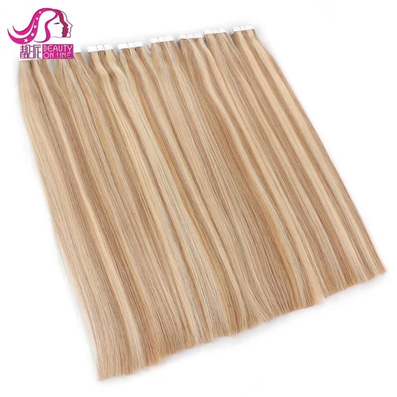 2021 Top Quality Double Drawn 100% Russian Remy Tape Hair Extensions