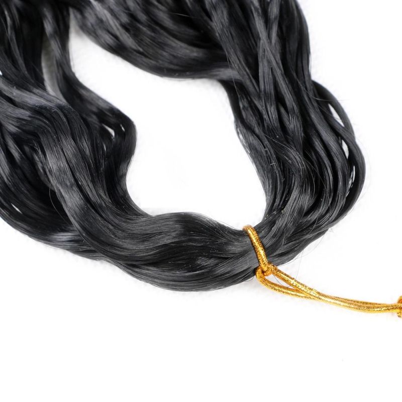 32" Synthetic Deep Wave Bulk Hair Braids Wholesale Dreadlocks Hair Extension